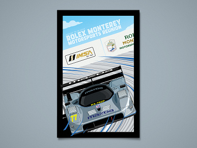 Mazda Rolex Monterey Motorsports Reunion Poster