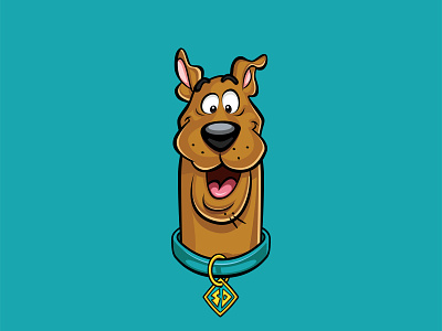 Scooby-Doo 50 years hanah barbera illustration illustrator ruhroh scooby doo scooby doo 50 scooby snack vector where are you zoinks