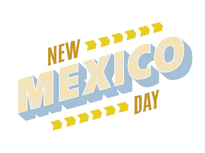 NEW MEXICO DAY LOGO concept day logo mexico new