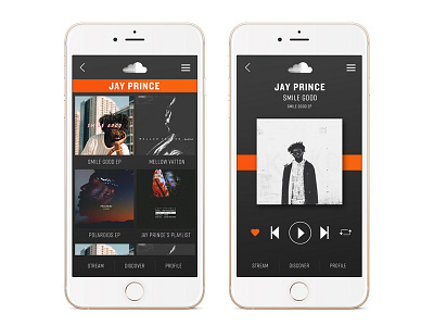 UI Daily Challenge 009 - Music Player 009 challenge daily music player redesign soundcloud ui