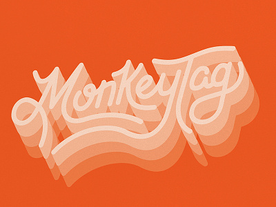 Type Exploration 03 | MonkeyTag design exploration lettering monkeytag type