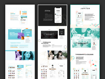 Style Explorations art direction brand brand assets branding branding design exploration layout layout design style style guide website website concept