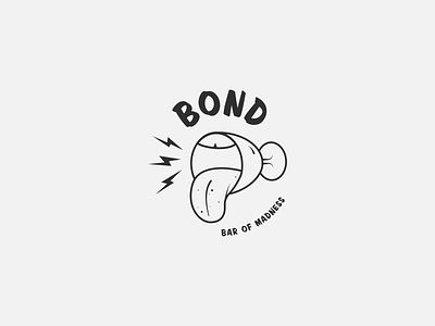 Bond Bar: Logo Design bar branding branding agency flat icon logo logo design logotype typogaphy