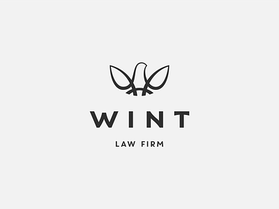 Wint Law Firm: Logo Design branding branding agency flat icon law law firm logo logo design logotype mark symbol type typogaphy typography