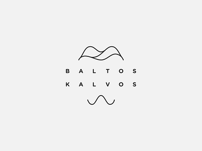 Baltos Kalvos: Logo Design branding branding agency flat icon logo logo design logotype mark odontology symbol teeth type