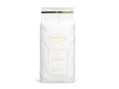 Coffee Bag Design branding design packaging packaging design print typography