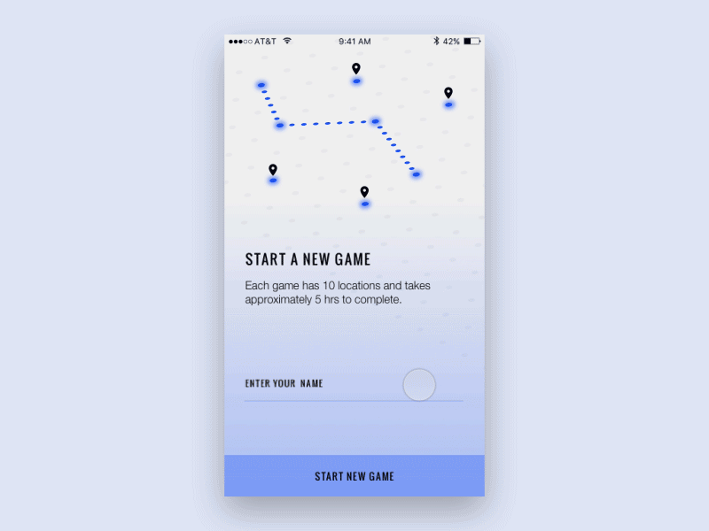 Principle experiment app blue game ios principle prototype