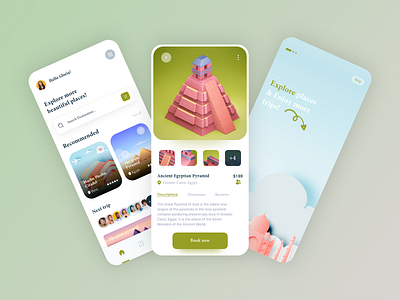 Travel app app colorful design ios design moderndesign travel ui design uxdesign