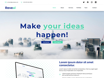 single frame website challenge design imokillup ui