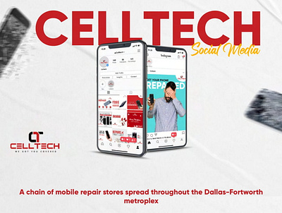 Cell Tech branding design graphic design illustration ui uiux ux website design