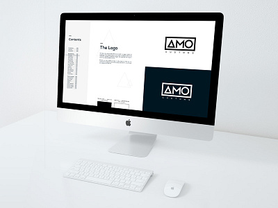 AMO Customs - Brand Guidelines brand guidelines branding graphic design print