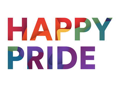 Happy Pride! design gaypride gradients graphic design happy juneng lgbtq pride ui visual art