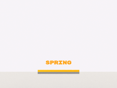 WHERE IS SPRINGGG after effects animation character character animation illustration motion graphic