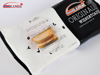 Kanda Toast Redesign 3d branding design food illustration norwegian package packaging print product
