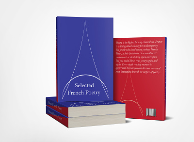 Book Cover Design book book cover book cover illustration book design book project books cover art cover design cover illustration creative design editorial editorial design eiffel tower french french poetry graphic design paris poetry publishing