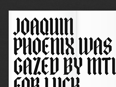 Albrecht albrecht blackletter geometric typography