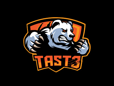 TAST3 A POLAR BEAR MASCOT LOGO animal bear design graphic icon illustration illustrator isolated logo mammal mascot polar polar bear polarbear symbol vector