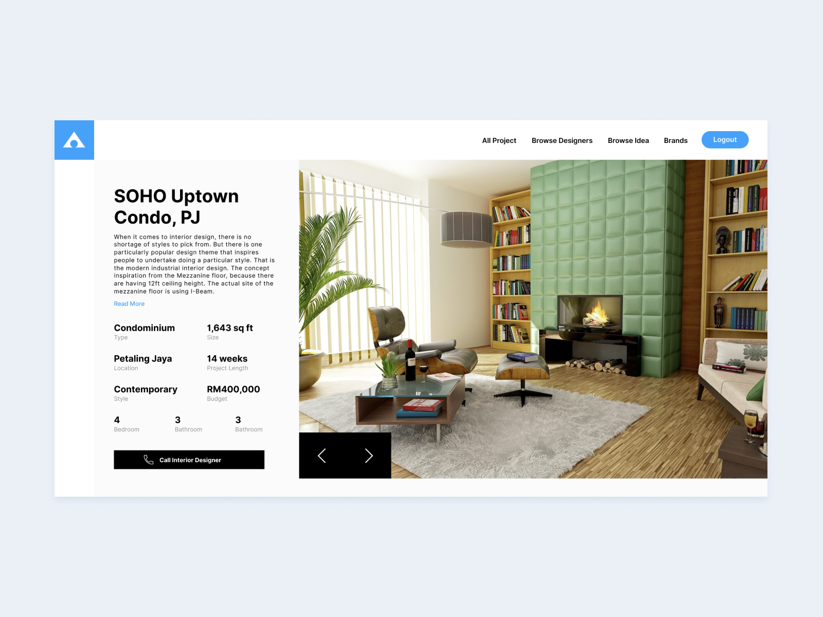 Habitat Interior Design Project Page by David Yap on Dribbble