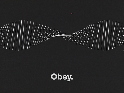 Obey. branding design flat illustration meaning minimal minimalism minimalist miniseries print resist system ui vector