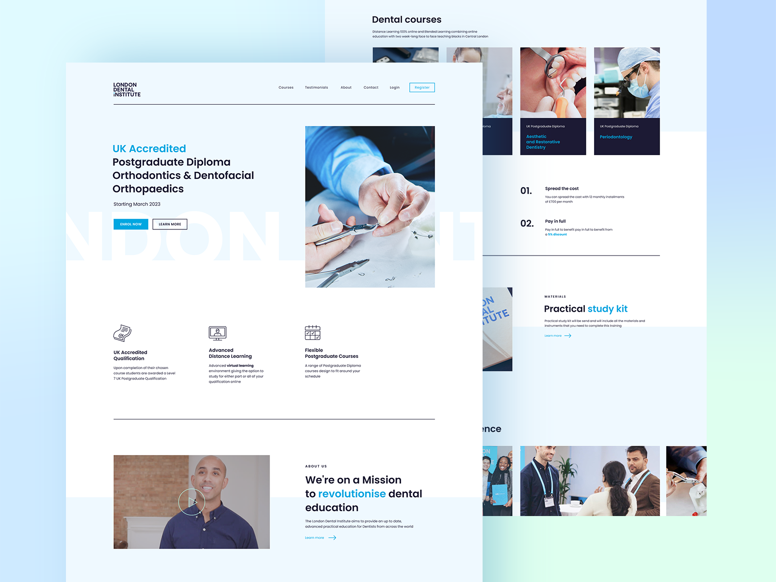 Redesign of LDi main page by Pekarushka on Dribbble