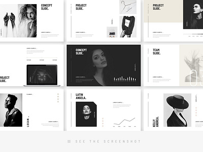 Stylish Minimal Keynote Template #6