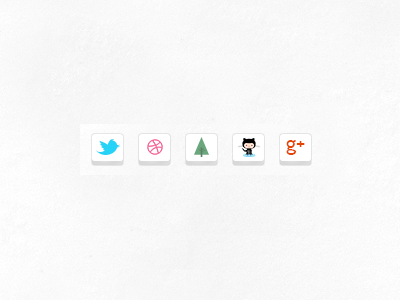 Social Icons 3d icons redesign