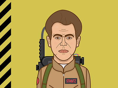 Listen...do you smell something? character ghostbusters illustration stantz vector