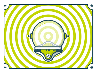 Don't forget your helmet. helmet illustration scifiart space exploration vector