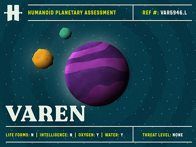 Varen illustration planet sciencefiction scifiart space exploration