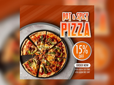 Pizza social media ad