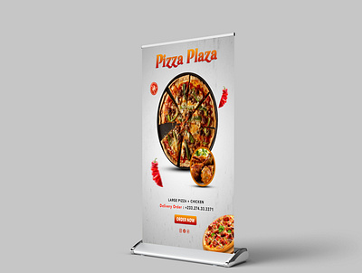 Pull-up Banner Design branding design graphic design illustration logo typography ui