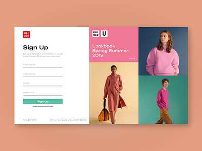 Uniqlo U sign Up