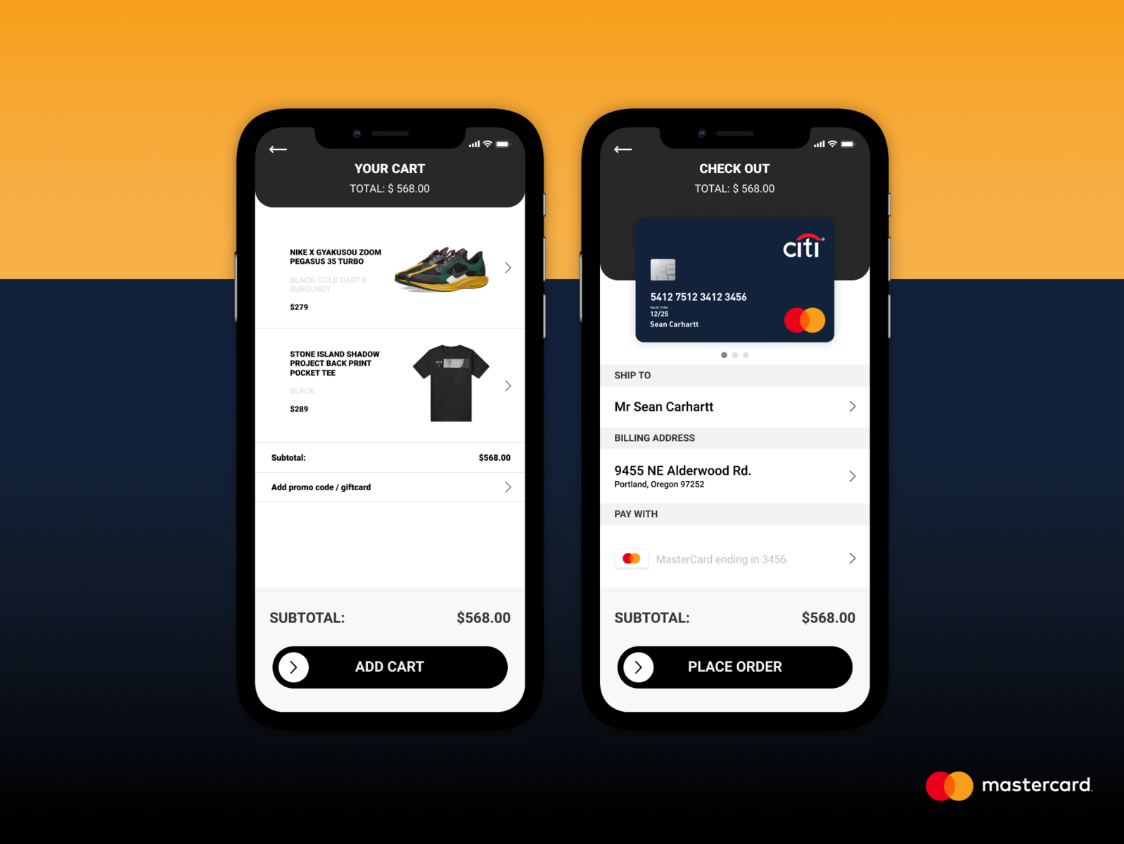 Mastercard Credit Card Checkout by Muhd Nur on Dribbble