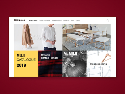 Muji Landing Page