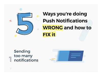 Infographic 5 blue fix infographic notification push pushcrew wrong