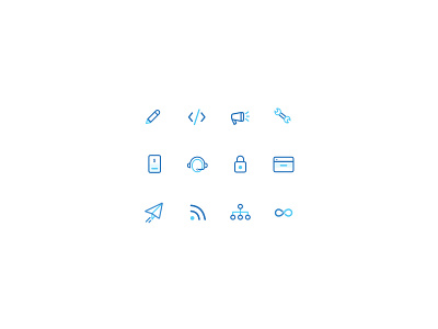 Pushcrew Icons Set edit engineering icons notification product secutity send support website