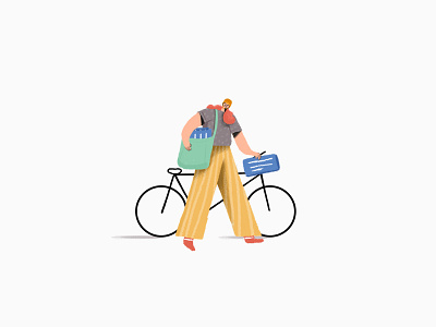 Delivery Rate bag cycle delivery girl helmet luggage notification