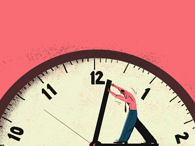 Building A Product In House Dribbble blog clock doodle graphics illustration save time ui