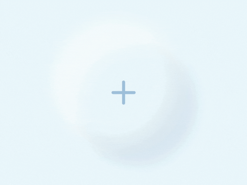 Neumorphism Plus/Cross Button Animation