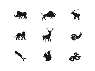 Animal Logomarks animal design graphic design logo logomark minimal vector