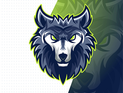 Wolf Mascot Logo Concept animal esports gamer gaming illustration logo vector wolf wolves