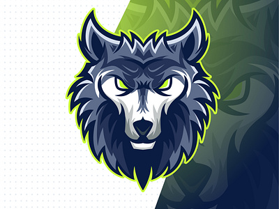 Wolf Mascot Logo Concept