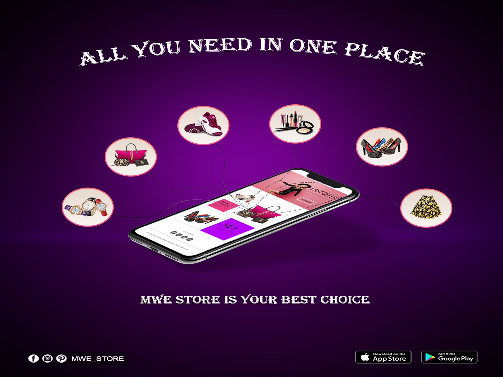 announcement-to-download-the-mwe-store-application-by-waseem-esmael-on