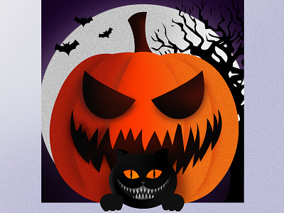 Halloween design digital art digital illustration dribbble fall halloween illustration spooky