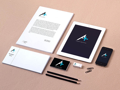 A+ Corporate Identity branding corporate identity logo design