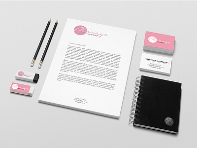 Mirage Hair and Beauty Stationery