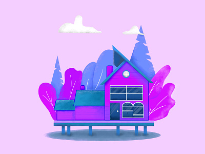 Home First home illustration vector