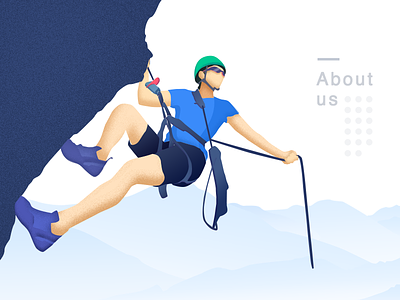 About Us about climb dream illustration mountaineering us web