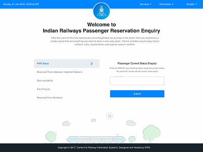 Indian Railway Redesign Concept indian railway redesign ui