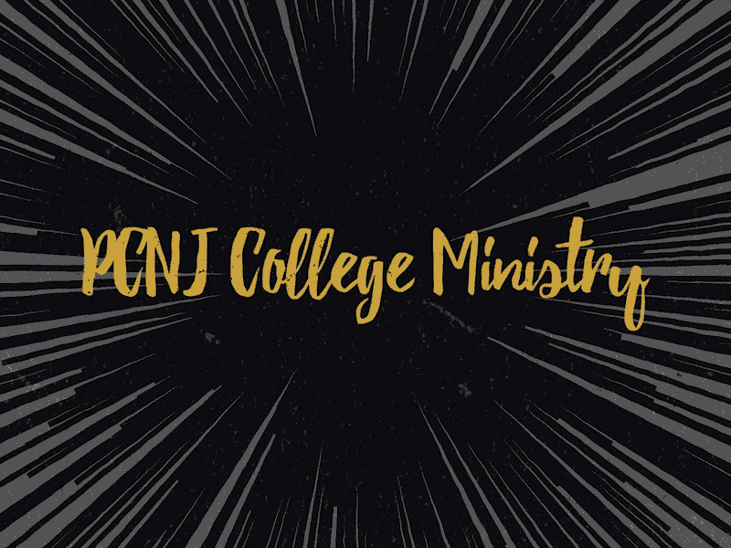 PCNJ Online Sermon Series Title animation gif intro motion motion graphics title